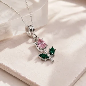 Cadena y dije Tulipán