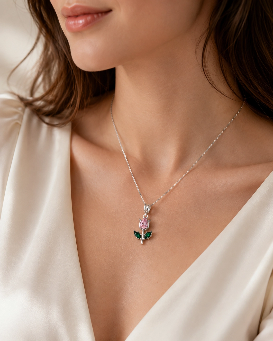 Cadena y dije Tulipán - Imagen 2